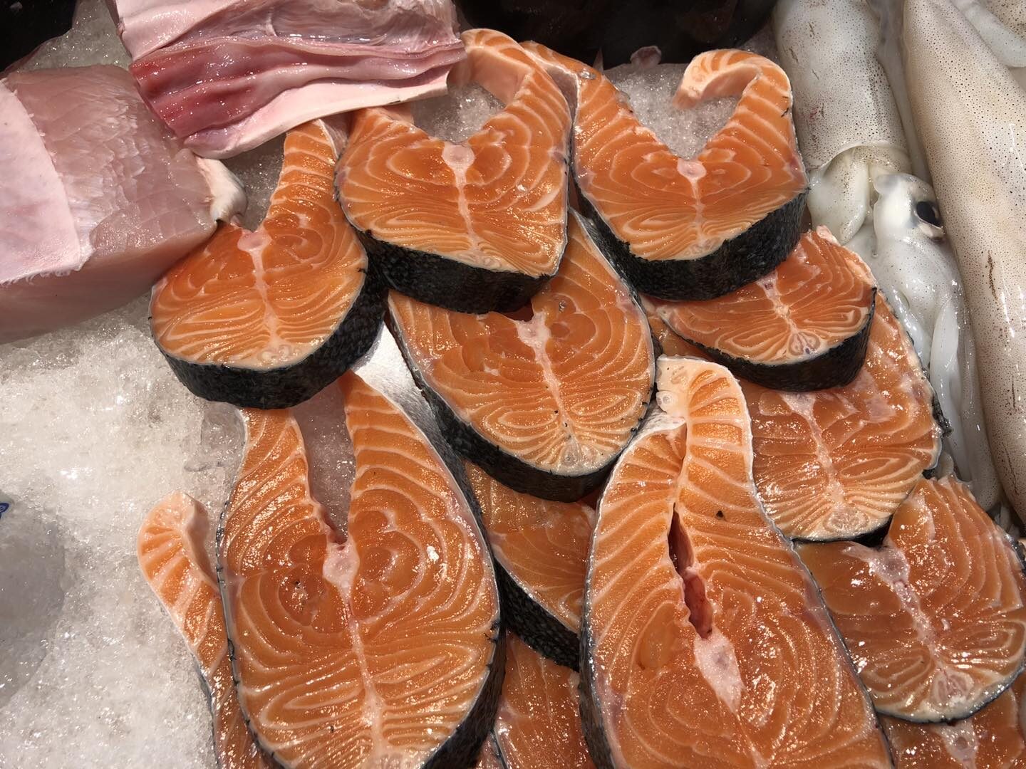 Rodajas de salmón